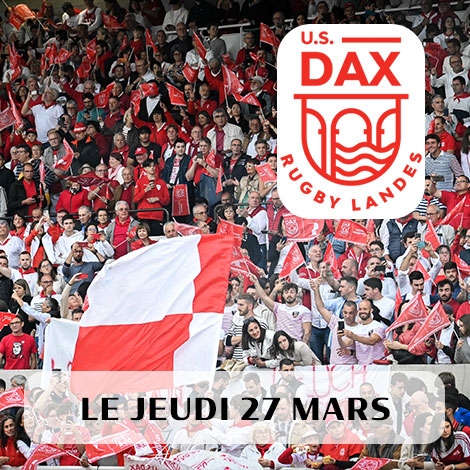 Sortie Rugby « US Dax vs Béziers » à Dax (Stade Maurice Boyau) / 27 mars 2025