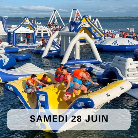 Aquapark à Biscarrosse / 28 juin 2025