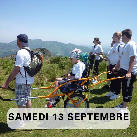 Journée solidaire « apprendre à accompagner en joëlette » / 13 septembre 2025
