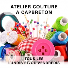 ATELIER COUTURE à Capbreton 2025-2026 / Tous les vendredis