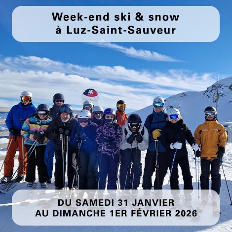 Week-end ski et snow à Luz-Saint-Sauveur / 31 janvier et 1er février 2026