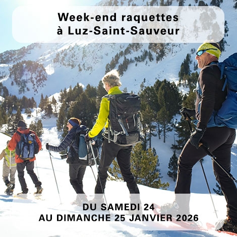 Week-end raquettes à Luz-Saint-Sauveur / 24 et 25 janvier 2026
