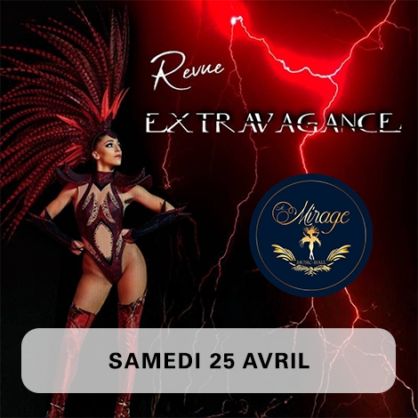 Dîner-spectacle cabaret « Le Mirage » à Mézos / 25 avril 2026