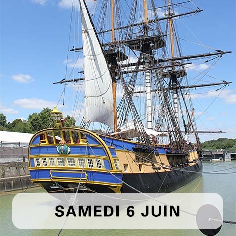 Visite commentée de l'Hermione / 6 juin 2026