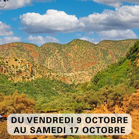 Voyage solidaire au Maroc à Marrakech / du 9 au 17 octobre 2026