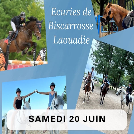 Balade à cheval à Biscarrosse / 20 juin 2026