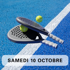 Tournoi de padel au Blue Padel de Narrosse / 10 octobre 2026